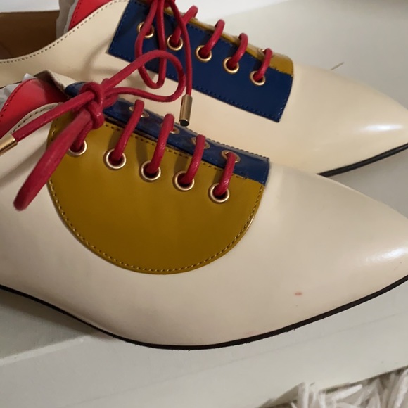 NEW Charlotte Olympia Multi Leather Brogues 35 - Picture 9 of 11